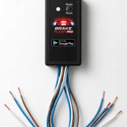 BrakeFlash Pro - Smartphone Controlled Brake Light Strobe Module for All Vehicles (without Connector)